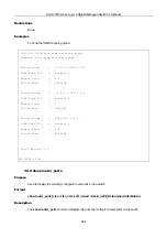 Предварительный просмотр 244 страницы D-Link xStack DGS-3200 Series Cli Manual