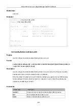 Предварительный просмотр 259 страницы D-Link xStack DGS-3200 Series Cli Manual