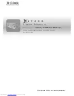 D-Link Xstack DGS-3300 Series User Manual предпросмотр