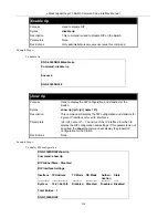 Предварительный просмотр 302 страницы D-Link xStack DGS-3324SRi Command Line Interface Reference Manual