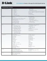 Предварительный просмотр 6 страницы D-Link xStack DGS-3420-28SC Specifications