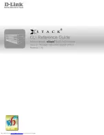 Предварительный просмотр 1 страницы D-Link xStack DGS-3420 Series Reference Manual