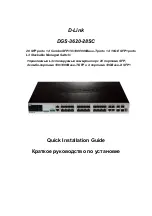 Предварительный просмотр 1 страницы D-Link xStack DGS-3620-28SC Quick Installation Manual