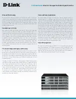 Предварительный просмотр 2 страницы D-Link xStack DGS-3620-28TC Specifications