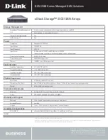 Preview for 4 page of D-Link xStack Storage DSN-2000 Series Datasheet