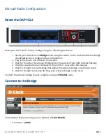 Preview for 2 page of D-Link xtreme n duo dap-1522 Configuration