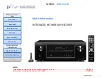 D+M Group AVR-2312CI Manual preview
