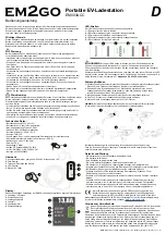 Preview for 1 page of D-Parts EM2GO EM003ACC User Manual