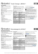 D-Parts Fontastic NOVAC User Manual preview