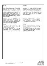 Предварительный просмотр 8 страницы d.s.f. IG 47 A03 Operating	 Instruction