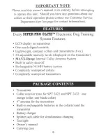 Preview for 5 page of D.T. System SPT 2420 Owner'S Manual