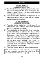 Preview for 15 page of D.T.Systems H2O 1810 PLUS Owner'S Manual