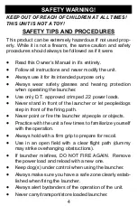 Preview for 4 page of D.T.Systems SUPER PRO Dummy Launcher Owner'S Manual