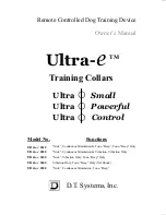 Preview for 1 page of D.T.Systems Ultra-e 2010 Owner'S Manual