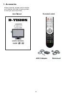 Preview for 5 page of D-Vision LCD2203DVD User Manual