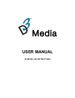 D3 Media LCD Media Player User Manual preview