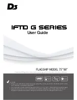 Предварительный просмотр 1 страницы D3 IFTD G SERIES User Manual