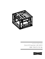 Preview for 1 page of Da-Lite Da-Lift Series Instruction Book