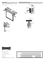 Preview for 2 page of Da-Lite Designer Electrol Specifications