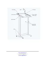 Предварительный просмотр 2 страницы Da-Lite Euro Deluxe Lectern Assembly Instructions