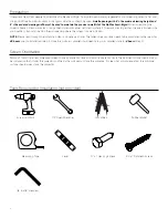 Предварительный просмотр 2 страницы Da-Lite Polacoat Da-Plex Semi-Rigid Instruction Book