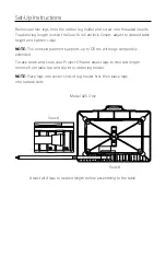 Preview for 2 page of Da-Lite Project-O-Stand 203 Instructions