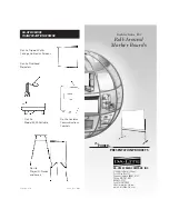 Da-Lite Roll-AroundMarker Boards Instructions предпросмотр