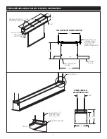 Предварительный просмотр 6 страницы Da-Lite Tensioned Advantage Deluxe Electrol Series Instruction Book