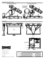 Предварительный просмотр 2 страницы Da-Lite Tensioned Conference Electrol Specifications