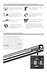 Preview for 3 page of Da-Lite Tensioned Contour Electrol 38798LC Owner'S Manual