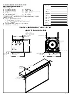 Preview for 2 page of Da-Lite Tensioned large advantage deluxe electrol Specification