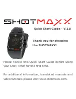 DAA SHOTMAXX Quick Start Manual предпросмотр