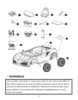 Предварительный просмотр 4 страницы DAAN Groups Voltz Toys FERRARI 488 PISTA SPIDER DG-82900 User Manual