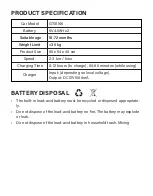 Preview for 3 page of Daan Tech VOLTZ TOYS GTS1166 User Manual