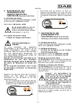 Preview for 47 page of DAB ACTIVE JI 62 Instruction For Installation And Maintenance