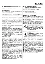 Предварительный просмотр 48 страницы DAB ACTIVE JI 62 Instruction For Installation And Maintenance