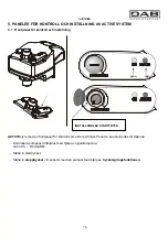 Preview for 80 page of DAB ACTIVE JI 62 Instruction For Installation And Maintenance