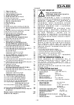 Предварительный просмотр 113 страницы DAB ACTIVE JI 62 Instruction For Installation And Maintenance