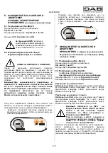 Предварительный просмотр 143 страницы DAB ACTIVE JI 62 Instruction For Installation And Maintenance