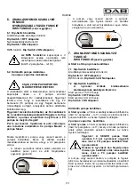 Предварительный просмотр 155 страницы DAB ACTIVE JI 62 Instruction For Installation And Maintenance