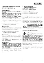 Предварительный просмотр 168 страницы DAB ACTIVE JI 62 Instruction For Installation And Maintenance