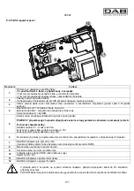 Preview for 201 page of DAB ACTIVE JI 62 Instruction For Installation And Maintenance