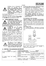 Предварительный просмотр 9 страницы DAB CM-G Instruction For Installation And Maintenance