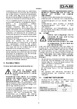 Предварительный просмотр 38 страницы DAB CM-G Instruction For Installation And Maintenance