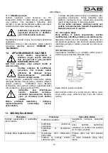 Предварительный просмотр 59 страницы DAB CM-G Instruction For Installation And Maintenance