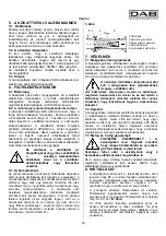 Предварительный просмотр 67 страницы DAB CM-G Instruction For Installation And Maintenance