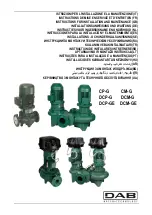 Preview for 1 page of DAB CP-G Series Instruction For Installation And Maintenance