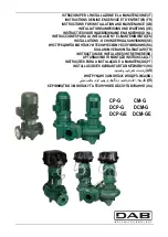 Предварительный просмотр 1 страницы DAB CP-G Series Instruction For Installation And Maintenance