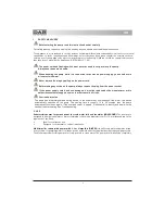 Предварительный просмотр 4 страницы DAB DIVER 6 Instruction Manual