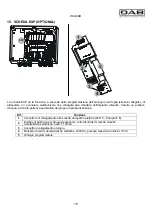 Предварительный просмотр 22 страницы DAB E-BOX 2G M Instruction For Installation And Maintenance